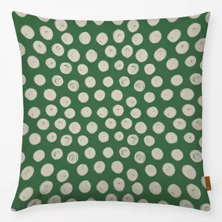 Kissen Dots grün