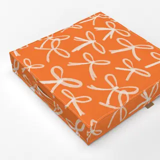 Bodenkissen orange
