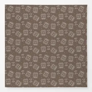 Tischdecke braun