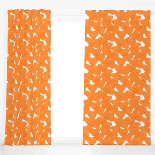Dekovorhang orange