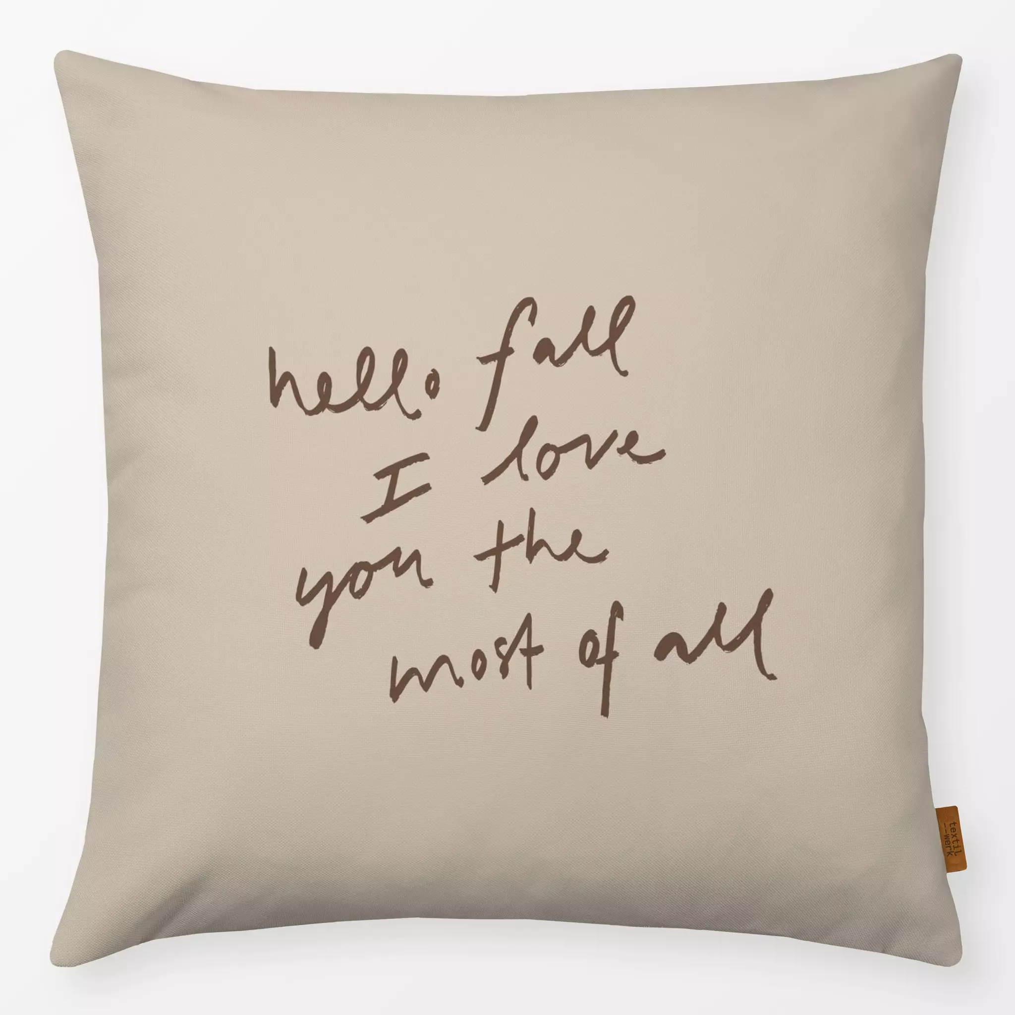 Kissen Kissen Hello Fall Lettering