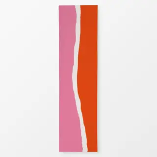 Tischläufer Paper Cut pink orange