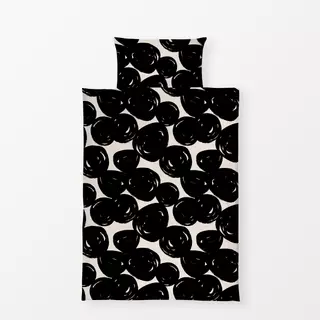 Bettwäsche Autumn Dot Allover Black