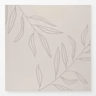 Tischdecke Beige Leaf