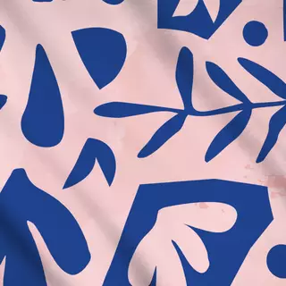 Meterware Abstract Blue Pattern