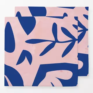 Servietten Abstract Blue Pattern