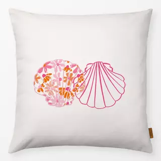 Kissen Zwei Muscheln rosa