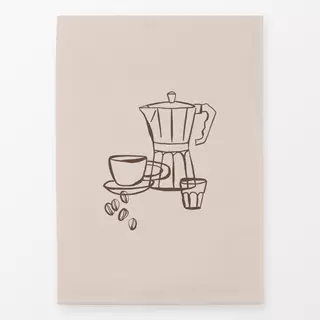 Geschirrtücher Espresso Beige