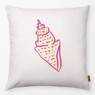 Kissen Muschel pink