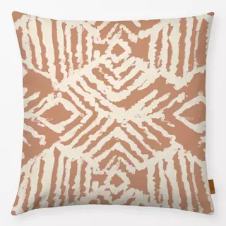 Kissen ETHNO IKAT Braun