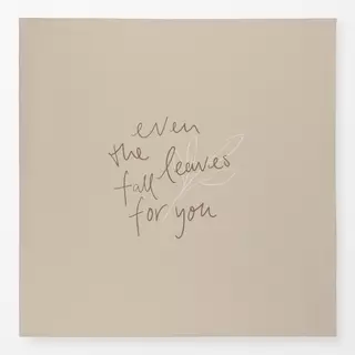 Tischdecke AUTUMN QUOTE