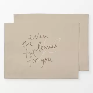Tischset AUTUMN QUOTE