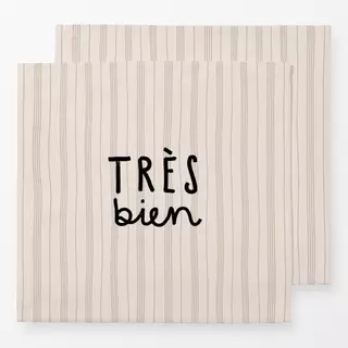 Servietten Très bien