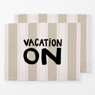 Tischset Vacation on beige
