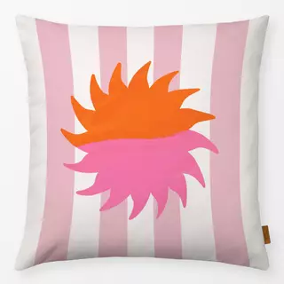 Kissen Sommer Sonne pink