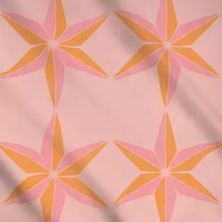 Meterware Colorful Xmas Star Pattern