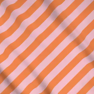 Meterware Stripes Orange Rosa