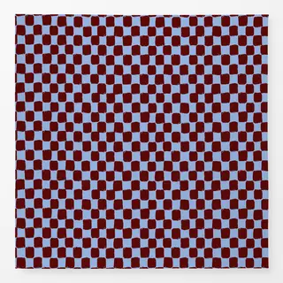 Tischdecke Check hellblau