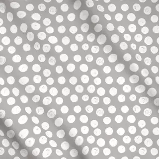 Meterware Dots grau