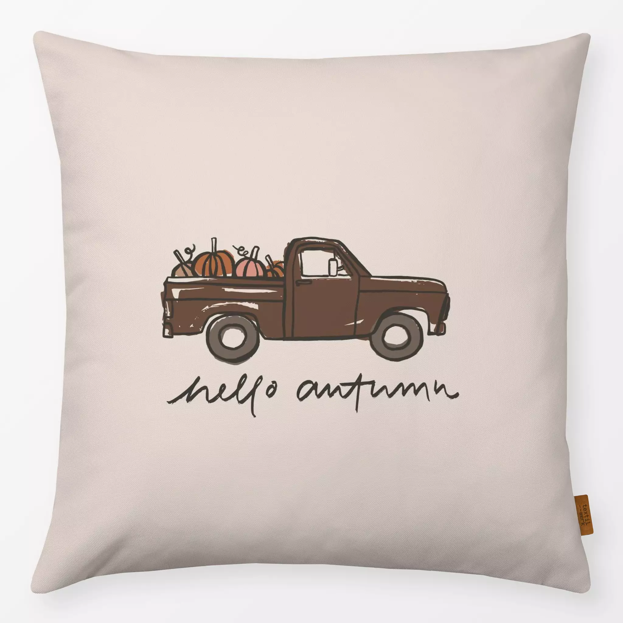 Kissen Kissen Pick Up Autumn Pumpkin Brown