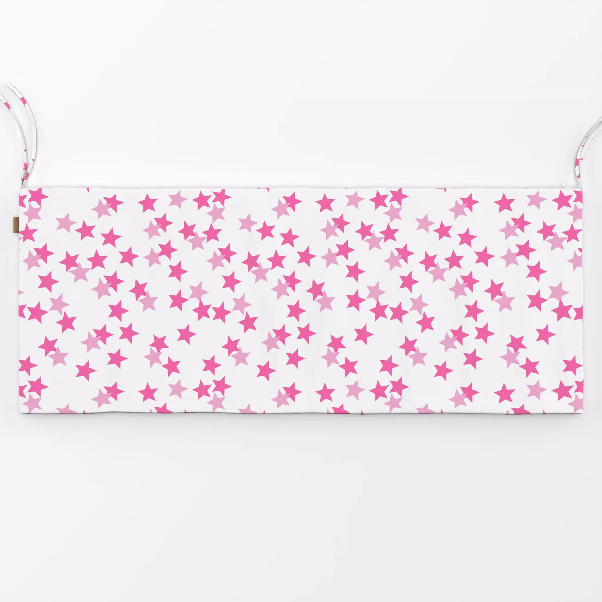 Bankauflage Pinke Sterne - Symbole & Muster - von „Lisa Jasmin Bauer"; Sterne, pink, Stern, Sternenhimmel, pinkmania