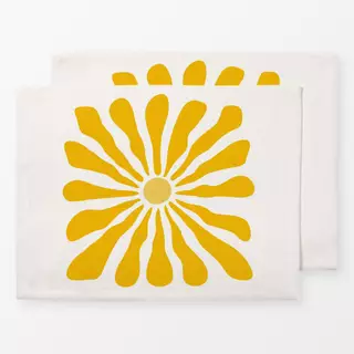 Tischset Sunny flower dark