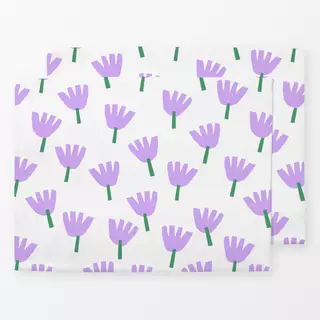 Tischset Schnittblumen Flieder