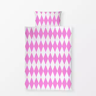 Bettwäsche Diamond Pattern pink