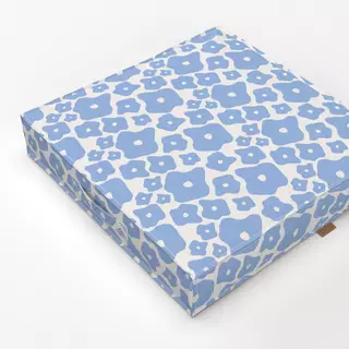 Bodenkissen Blossom blue