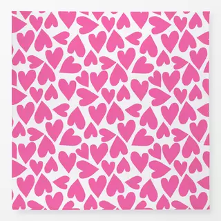 Tischdecke Pinke Herzen