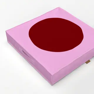 Bodenkissen FORMA Circle braun