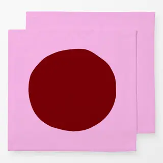 Servietten FORMA Circle braun