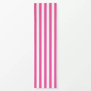Tischläufer Streifen pink weiß