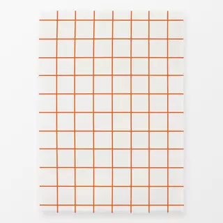 Geschirrtücher Orange Grid