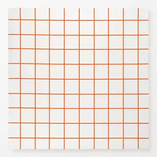 Tischdecke Orange Grid