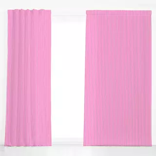 Dekovorhang Nadelstreifen pink