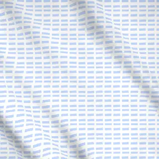 Meterware Himmelblau mini stripes