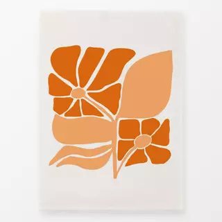 Geschirrtücher Funny orange florals