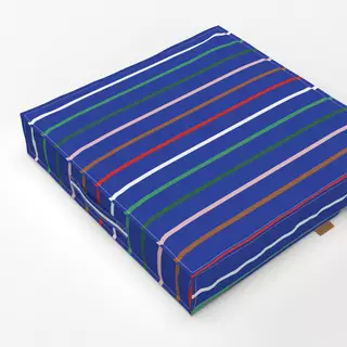 Bodenkissen Jolly Stripes Blue
