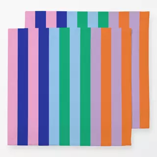 Servietten Colorblocking Streifenmix