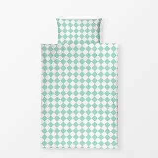 Bettwäsche Diamond Checker mint