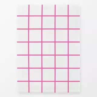 Geschirrtücher Pink & Weiß Grid