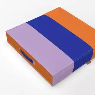 Bodenkissen Blockstreifen horizontal N°02