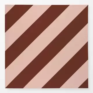 Tischdecke Diagonale Streifen Braun&Rose