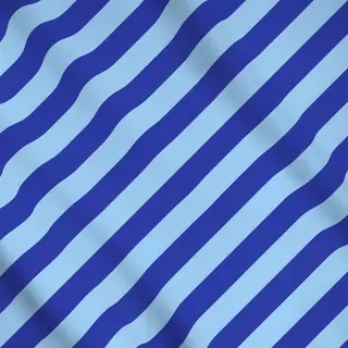 Meterware Blaue Streifen diagonal