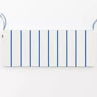 Bankauflage Schmale Streifen Blau