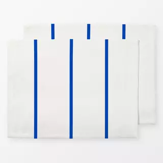 Tischset Schmale Streifen Blau