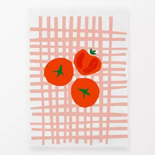 Geschirrtücher Tomatenernte