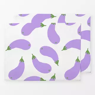 Tischset Eggplant Elegance
