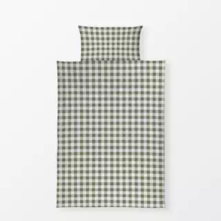 Bettwäsche Small green Gingham